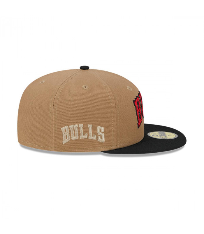 Gorra 59Fifty Chicago Bulls NBA Classic 8-Bit Wordmark Beige