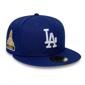 Gorra 59Fifty MLB Los Angeles Dodgers Side Patch Azul Marino