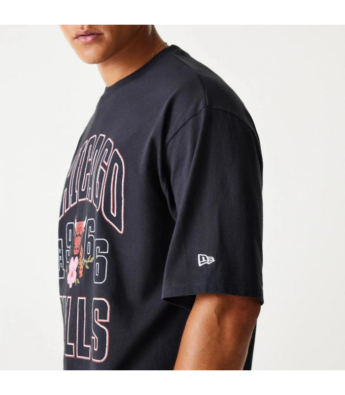 Polera Chicago Bulls NBA Flower Black