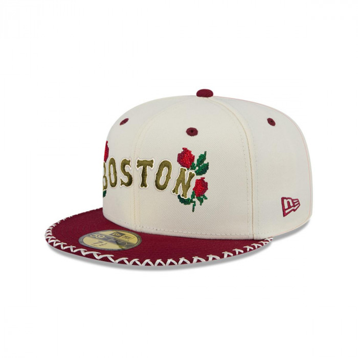 Gorra 59Fifty  MLB Boston Red Sox Novelty Stitch White