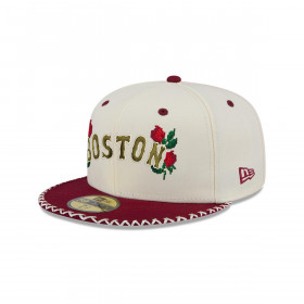 Gorra 59Fifty  MLB Boston Red Sox Novelty Stitch White