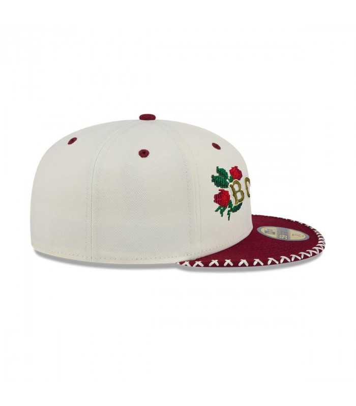 Gorra 59Fifty  MLB Boston Red Sox Novelty Stitch White