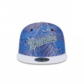 Gorra 59fifty MLB San Diego Padres Wave Fill Azul