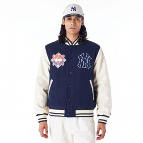 Chaquetas New York Yankees MLB Patches Navy