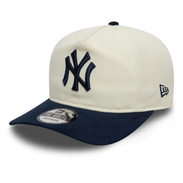 Golfer New York Yankees MLB Side Script Light Beige