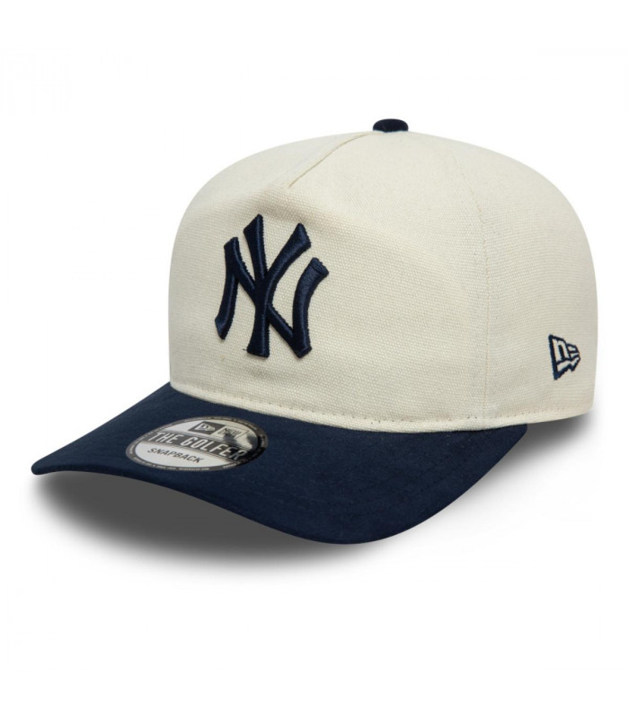 Golfer New York Yankees MLB Side Script Light Beige