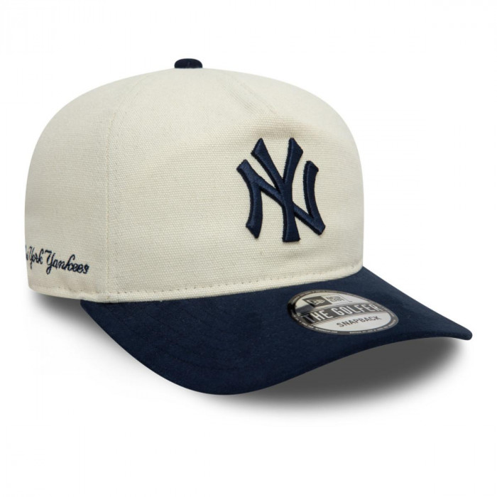 Golfer New York Yankees MLB Side Script Light Beige