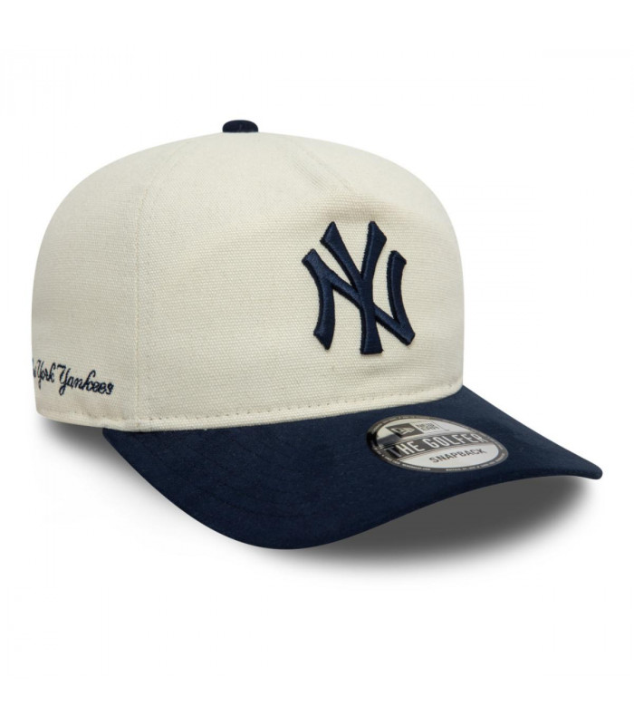 Golfer New York Yankees MLB Side Script Light Beige