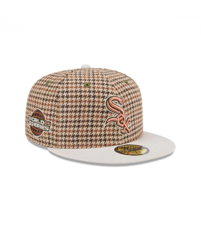 Gorra 59Fifty Chicago White Sox MLB Houndstooh Open Brown