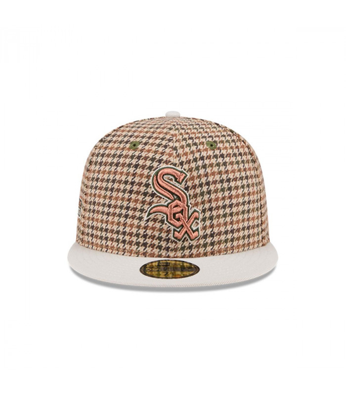Gorra 59Fifty Chicago White Sox MLB Houndstooh Open Brown