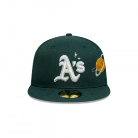 Gorra New Era 59Fifty Oakland Athletics Planet Icon Verde