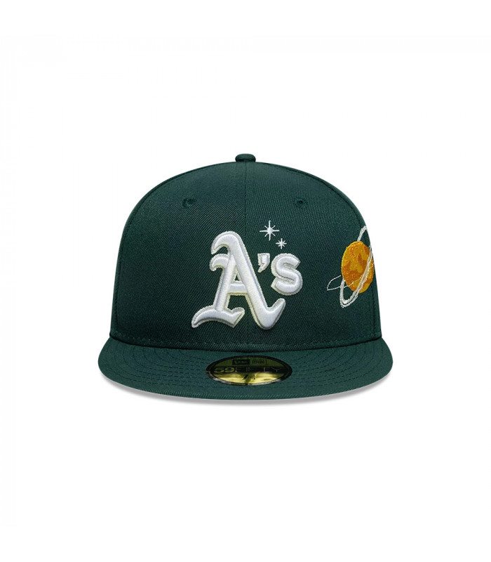 Gorra New Era 59Fifty Oakland Athletics Planet Icon Verde