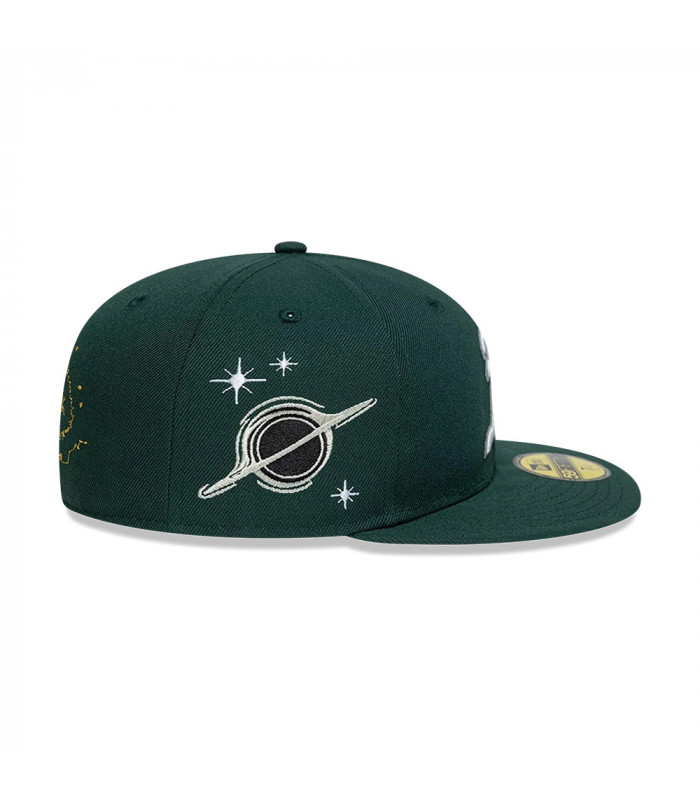 Gorra New Era 59Fifty Oakland Athletics Planet Icon Verde