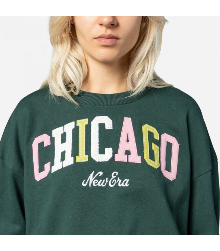 Polerón New Era Chicago City Verde Woman