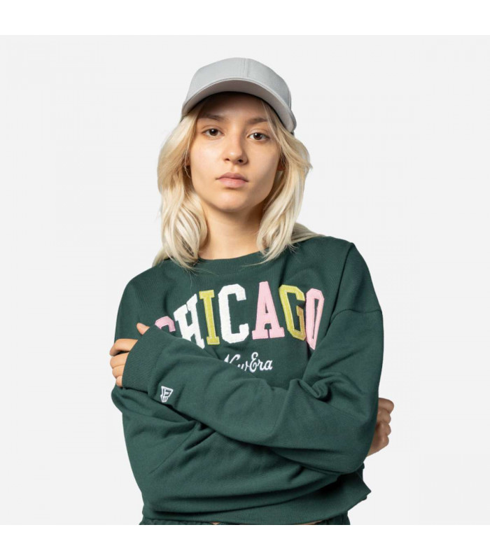 Polerón New Era Chicago City Verde Woman