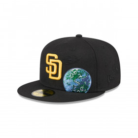 Gorra 59Fifty San Diego Padres MLB New Era Global Negro