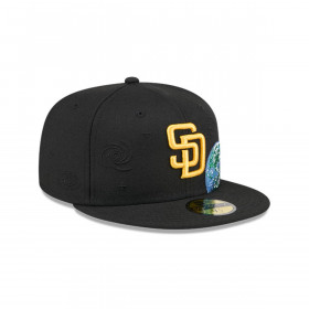 Gorra 59Fifty San Diego Padres MLB New Era Global Negro