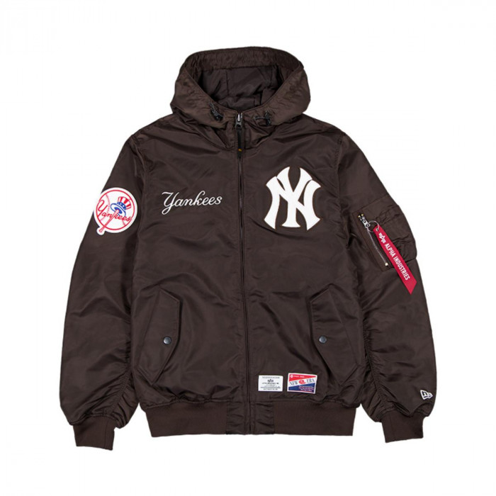 Chaqueta  New York Yankees MLB Alpha Industries Dark Brown