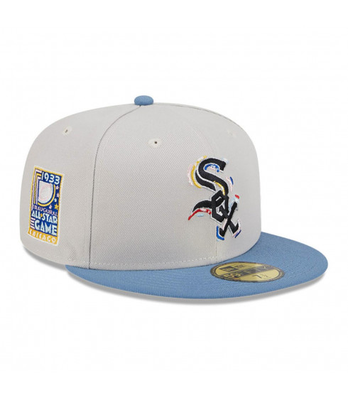 Gorra 59Fifty Chicago Blanco Sox Color Brush Beige