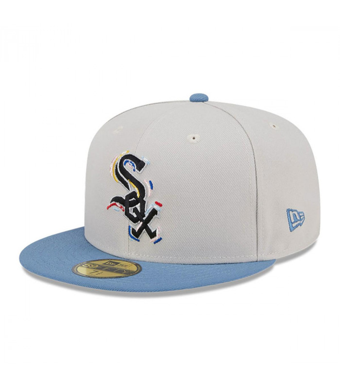 Gorra 59Fifty Chicago Blanco Sox Color Brush Beige