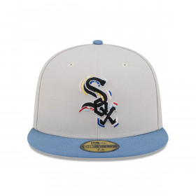 Gorra 59Fifty Chicago Blanco Sox Color Brush Beige