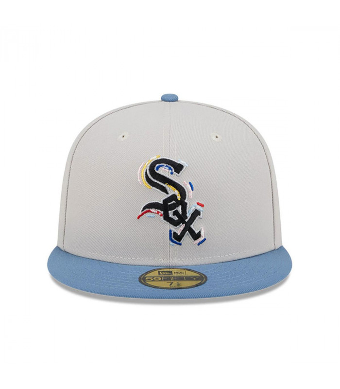 Gorra 59Fifty Chicago Blanco Sox Color Brush Beige