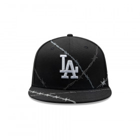 Gorra New Era 59Fifty Los Angeles Dodgers Wire Negro