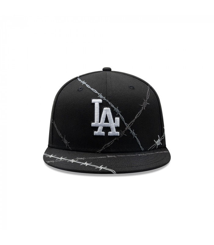 Gorra New Era 59Fifty Los Angeles Dodgers Wire Negro