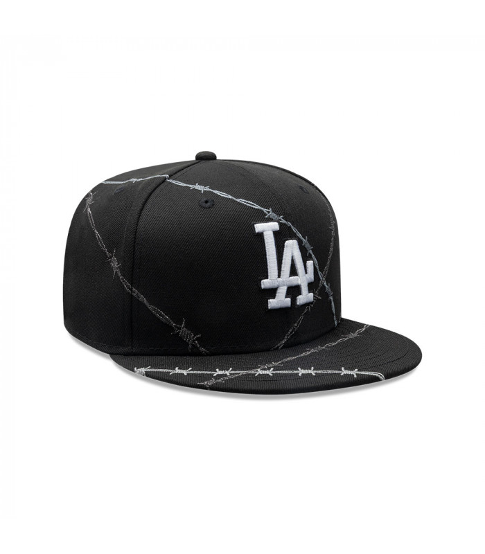 Gorra New Era 59Fifty Los Angeles Dodgers Wire Negro