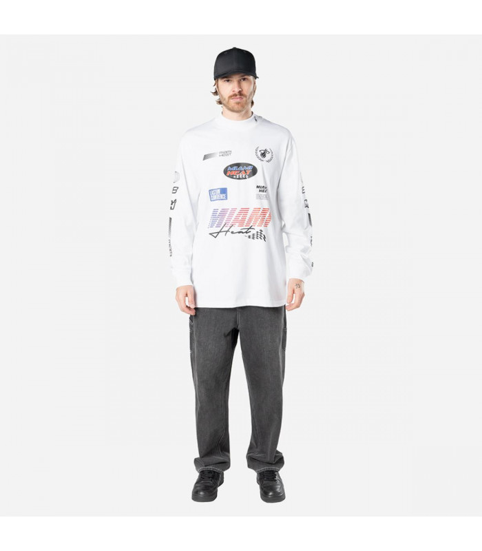 Poleron Miami Heat NBA Modern Speed White