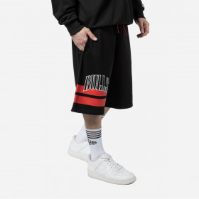Short Chicago Bulls Off Court Retro Wordmark Black