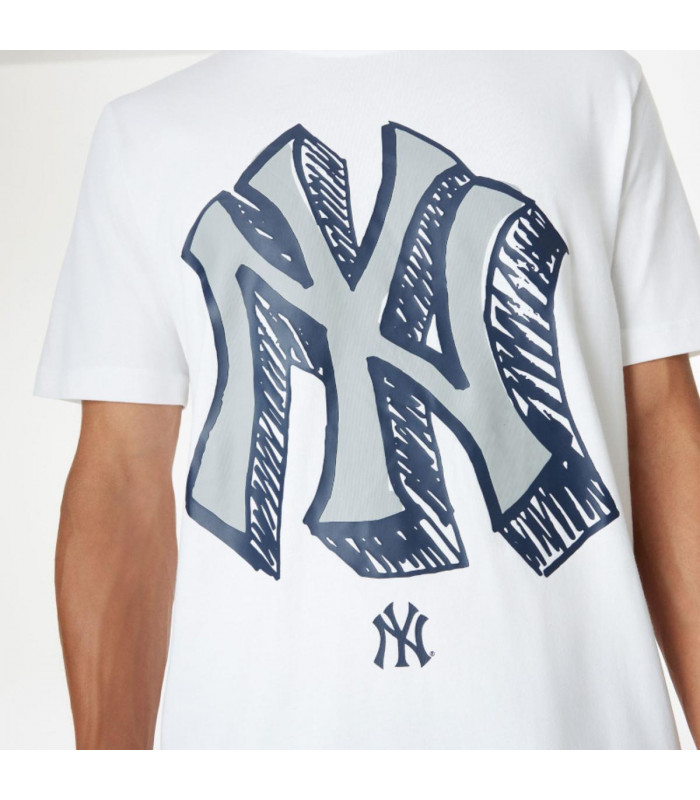 Polera  New York Yankees MLB Official Doodles White