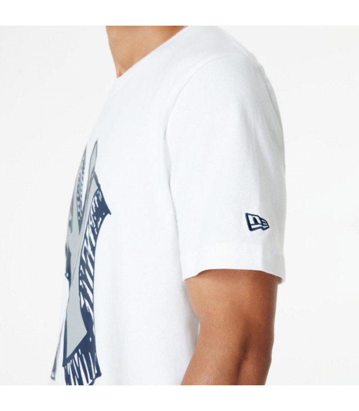 Polera  New York Yankees MLB Official Doodles White