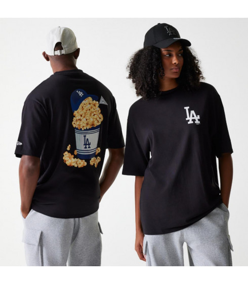 Polera Polera Los Angeles Dodgers Food Graphic Black