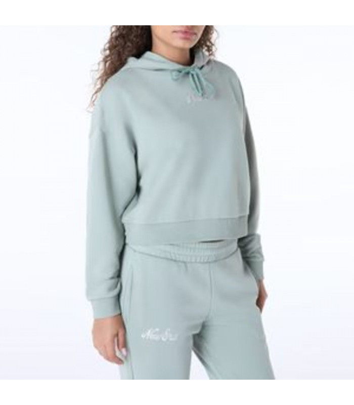 Poleron  Script Crop Green Pstl