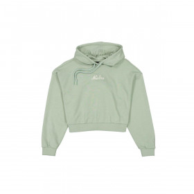 Poleron  Script Crop Green Pstl