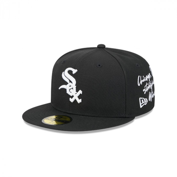 Gorra 59Fifty Chicago White Sox MLB Team Verbiage Black