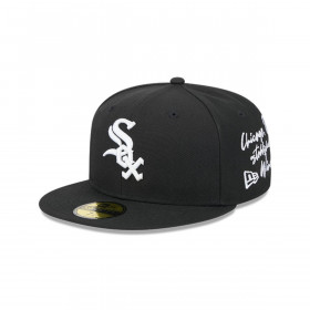 Gorra 59Fifty Chicago White Sox MLB Team Verbiage Black