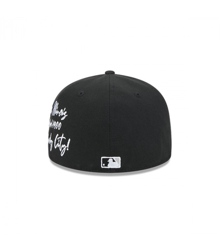 Gorra 59Fifty Chicago White Sox MLB Team Verbiage Black