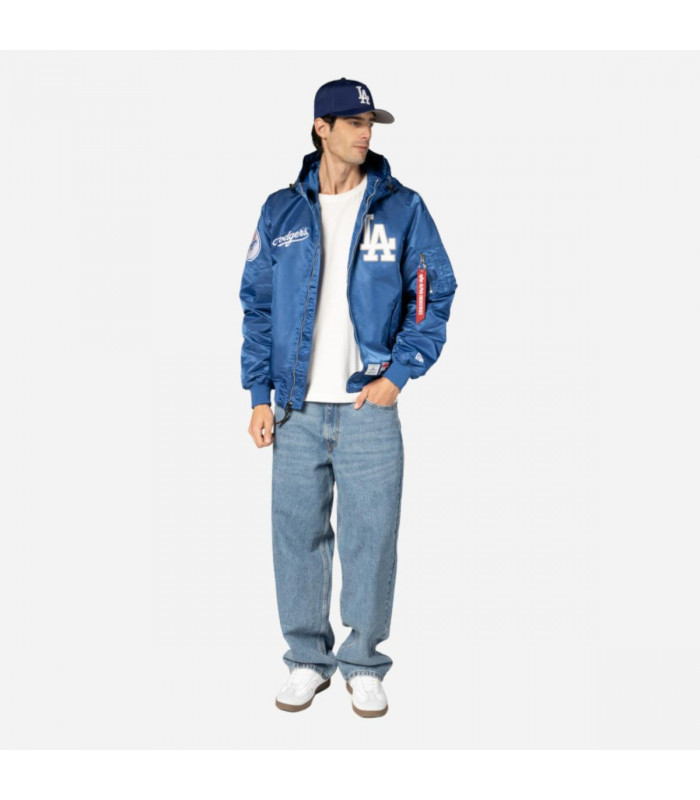 Chaqueta  Los Angeles Dodgers MLB Alpha Industries Blue