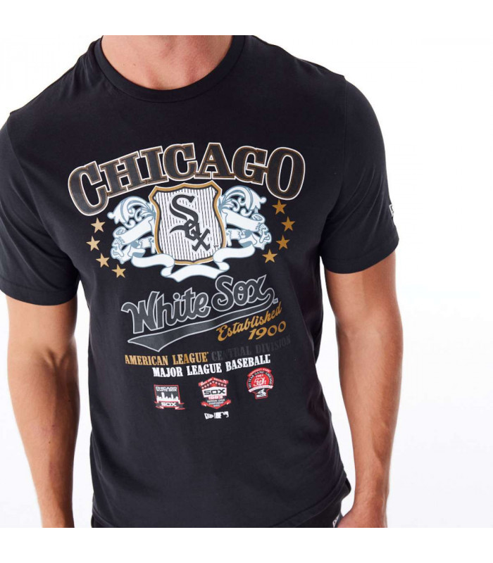 Polera  Chicago Cubs MLB Badge Graphic Black