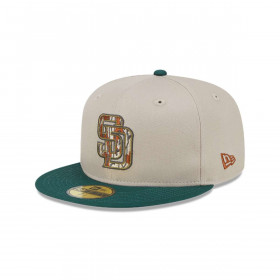 Gorra San Diego Padres MLB 59Fifty Tree Bark Fill Grey