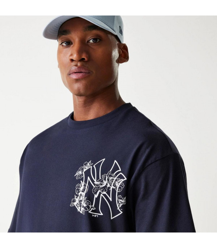 Polera New York Yankees Floral Navy