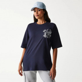 Polera New York Yankees Floral Navy