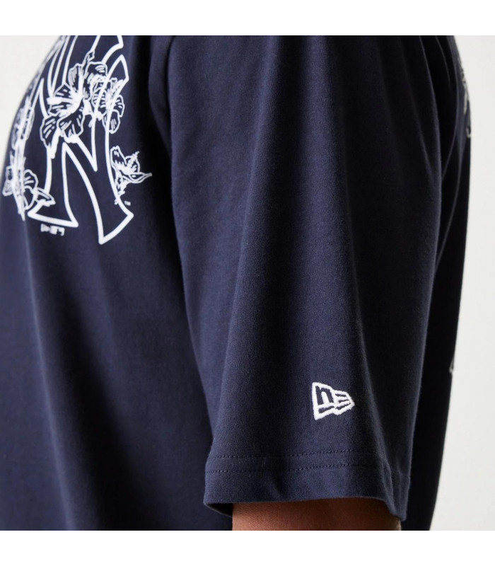 Polera New York Yankees Floral Navy