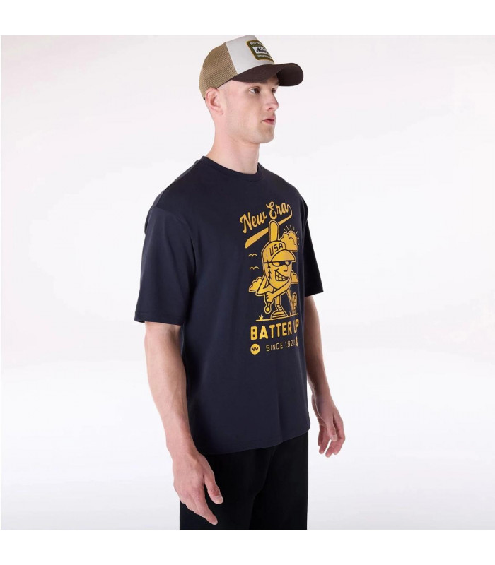 Polera Baseball  Ne Patch Navy New Era