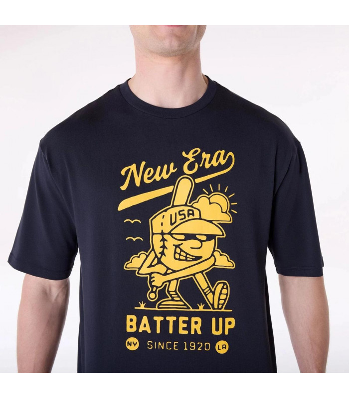 Polera Baseball  Ne Patch Navy New Era