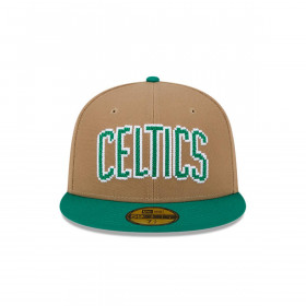 Gorra 59Fifty Boston Celtics NBA  8-Bit Wordmark Beige