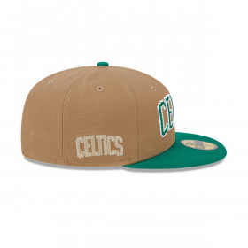 Gorra 59Fifty Boston Celtics NBA  8-Bit Wordmark Beige