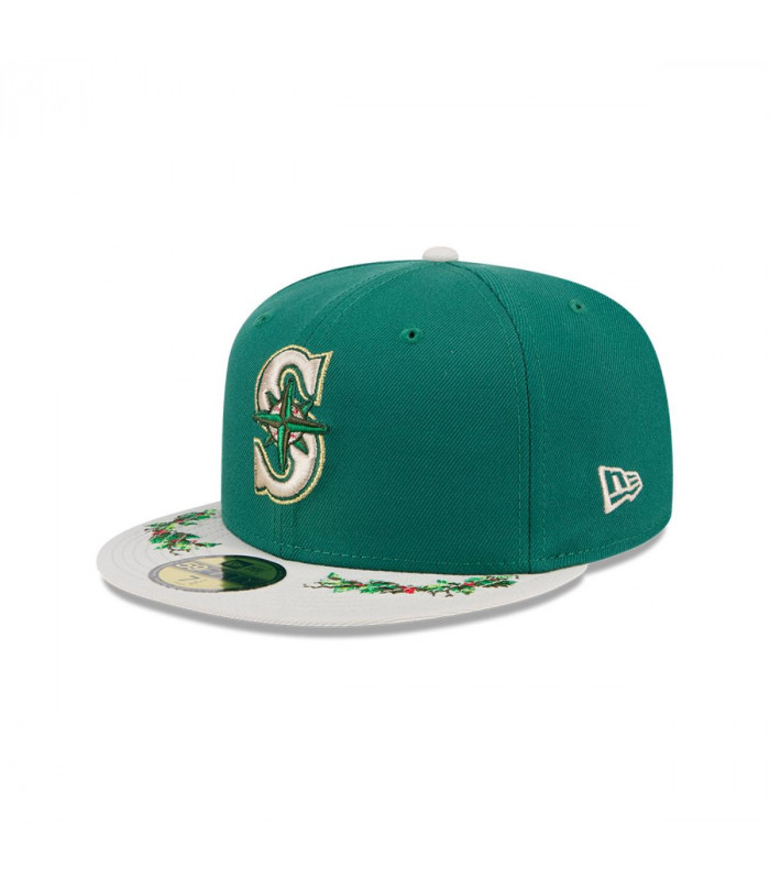 Gorra 59Fifty  MLB Seattle Mariners Novelty Holly Verde